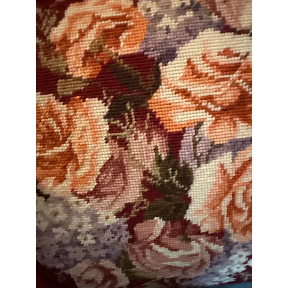 Vintage Imperial Elegance Embroidered‎ Pillow 12